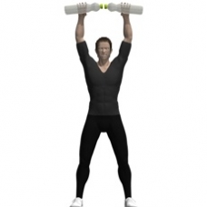 Water Bottle Overhead Shoulder Presses – WorkoutLabs Exercise Guide